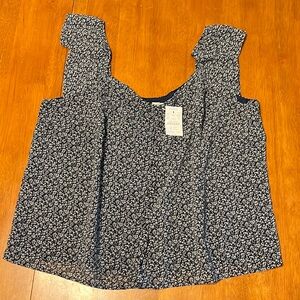 J. Crew Chiffon Sleeveless Top Size 14